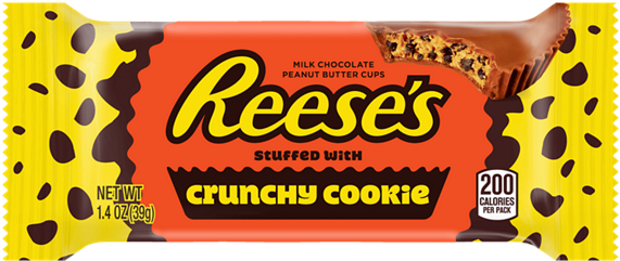 Reese's Crunchy Cookie Peanut Butter Cups 39g - Reeses Cookie Dough Cups (570x570), Png Download
