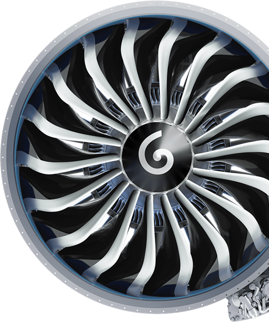 Best Execution - Ge9x Engine (859x1028), Png Download