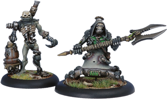 Necrotech Scrap Thrall - Cryx - Necrotech & Scrap Thrall (634x417), Png Download