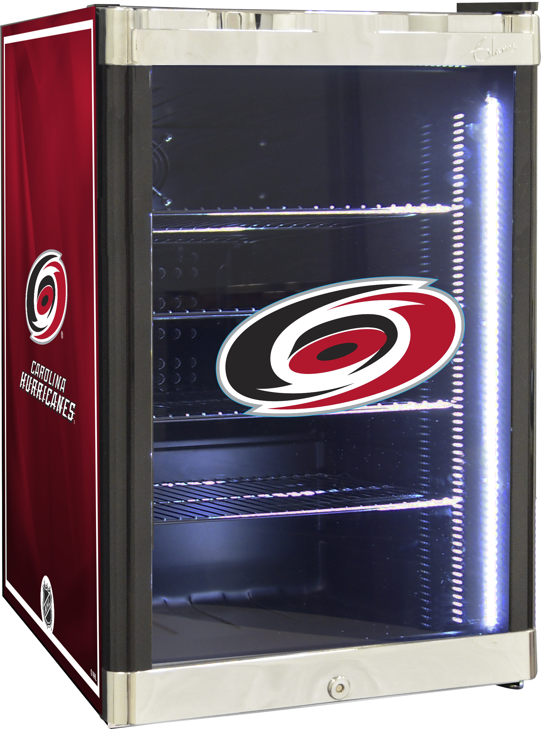 Nhl Refrigerated Beverage Center - Nhl Glass Door Refrigerated Beverage Center 2.5 Cu. (2021x2686), Png Download
