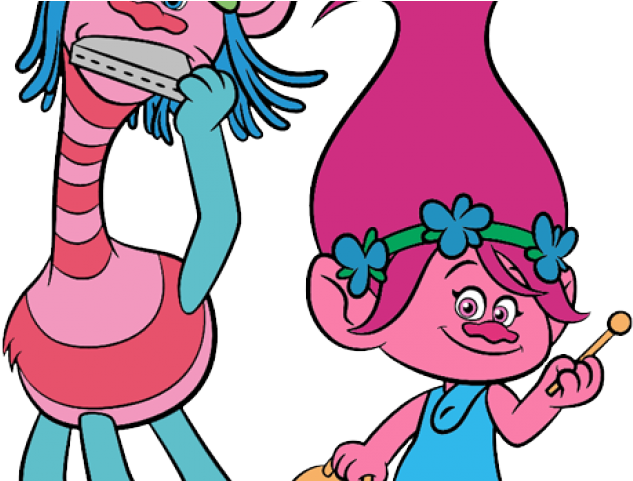 Poppy And Cooper Trolls (640x480), Png Download