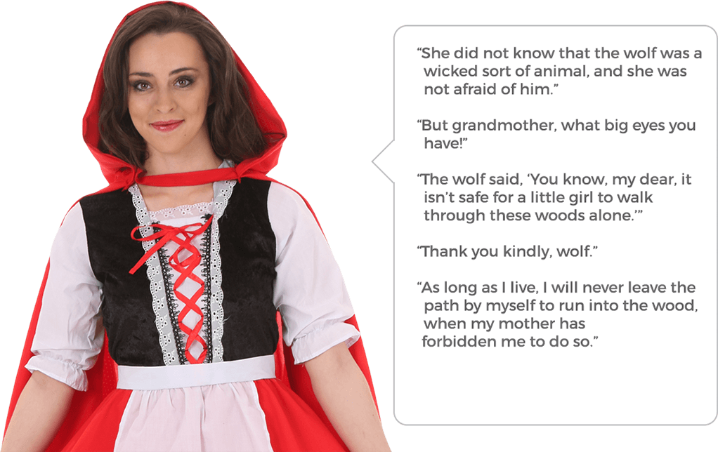 Red Riding Hood Quotes - Little Red Riding Hood Into The Woods Png (1022x644), Png Download