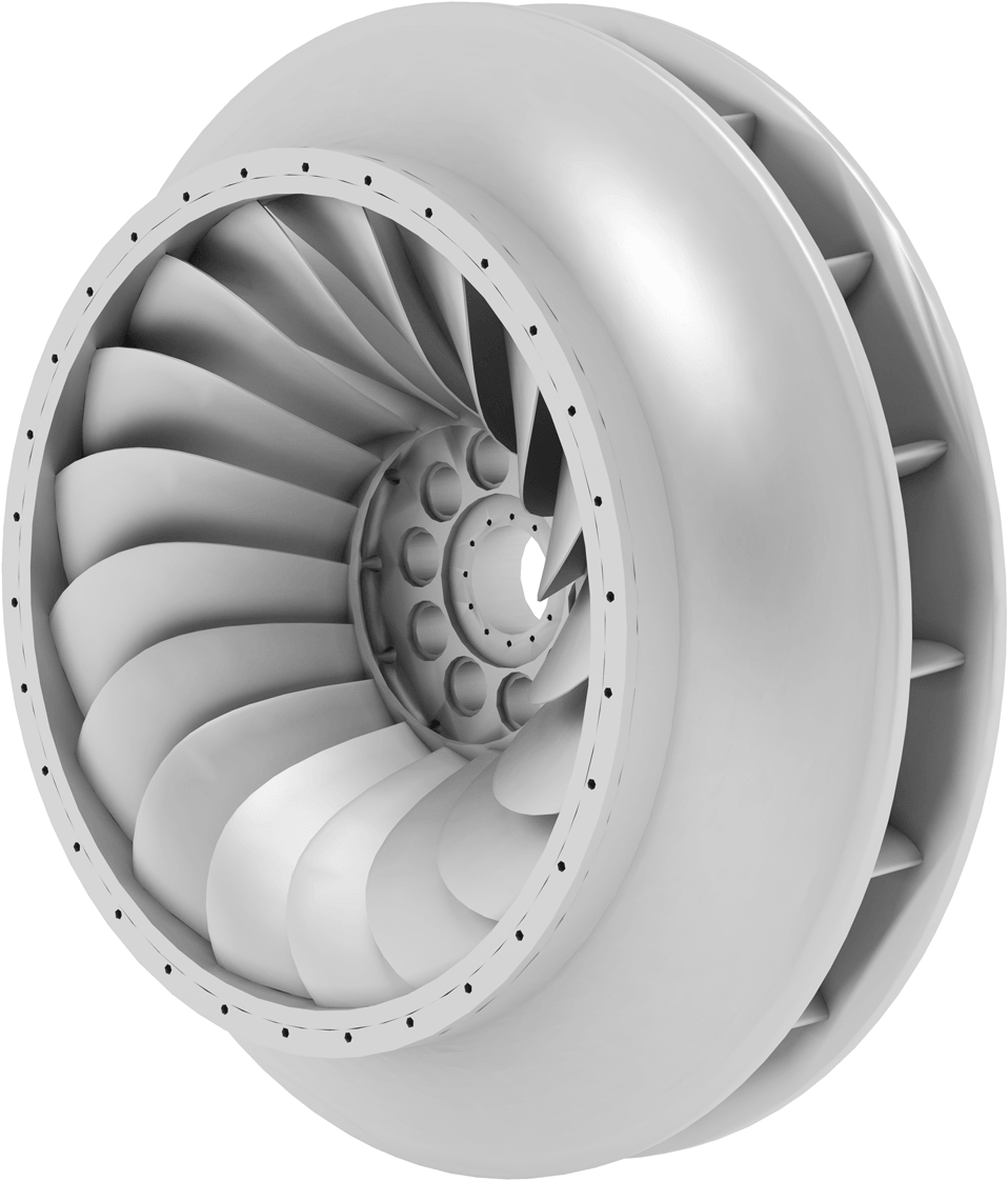 Radial-axial Hydraulic Turbines - Francis Turbine Png (958x1122), Png Download