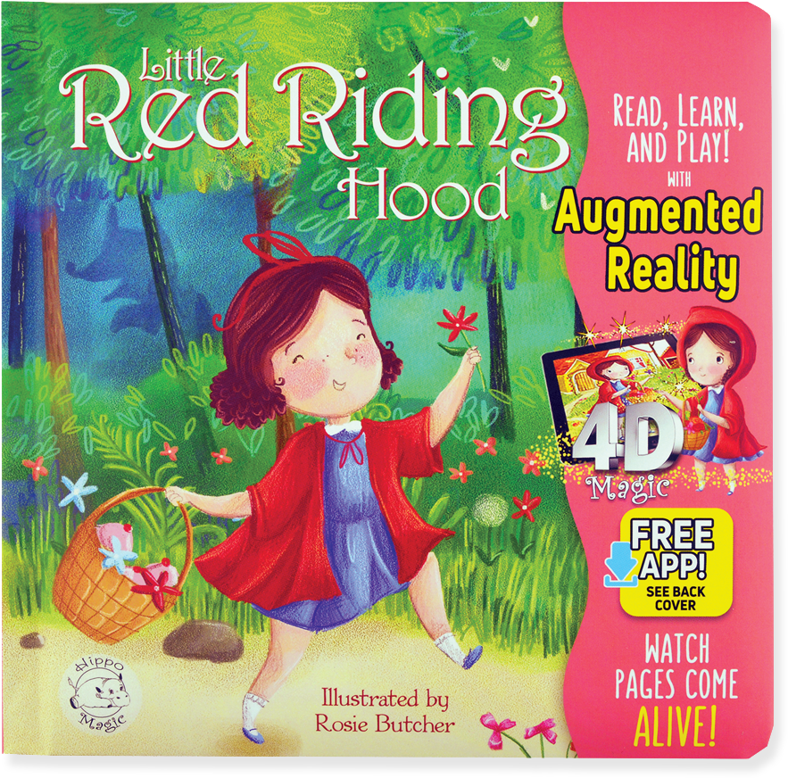 Little Red Riding Hood - Little Hippo Books (1024x1024), Png Download