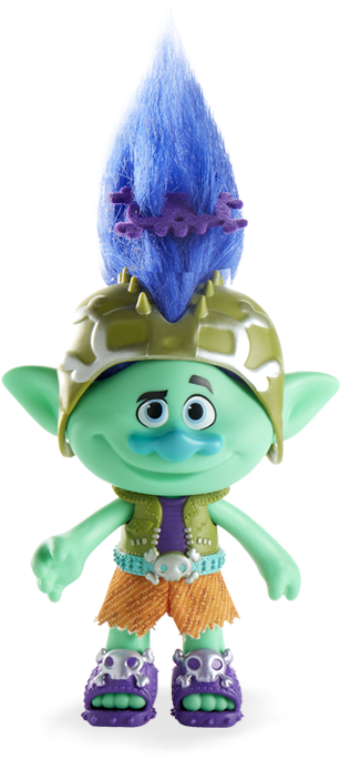Trolls Einzelfigur - Branch - Dreamworks Trolls Branch Figure (700x700), Png Download