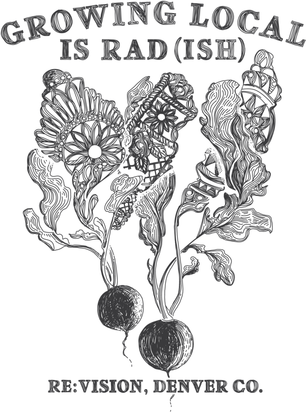 Growing Local Is Radish (1000x1000), Png Download