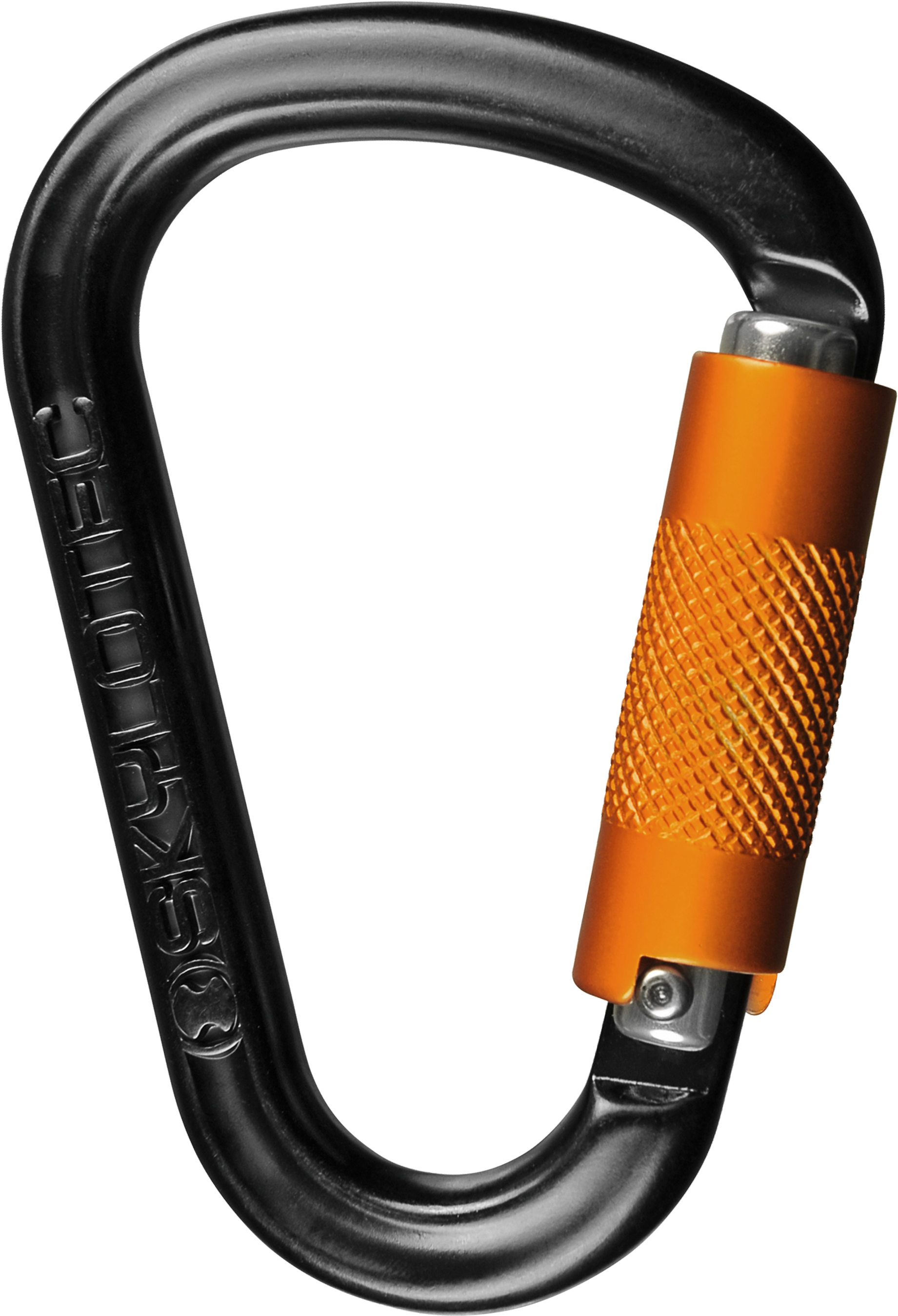 Skylotec Passo Hms Carabiners Black/grey/orange (1890x2712), Png Download