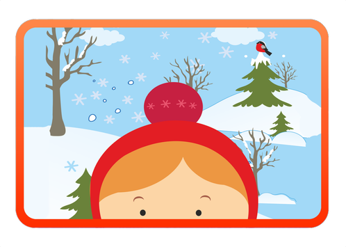 Little Red Riding Hood - Illustration (498x355), Png Download