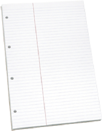 Dye & Durham Paper Pad Trial 14" 3 Hole Padded - 41731 (850x850), Png Download