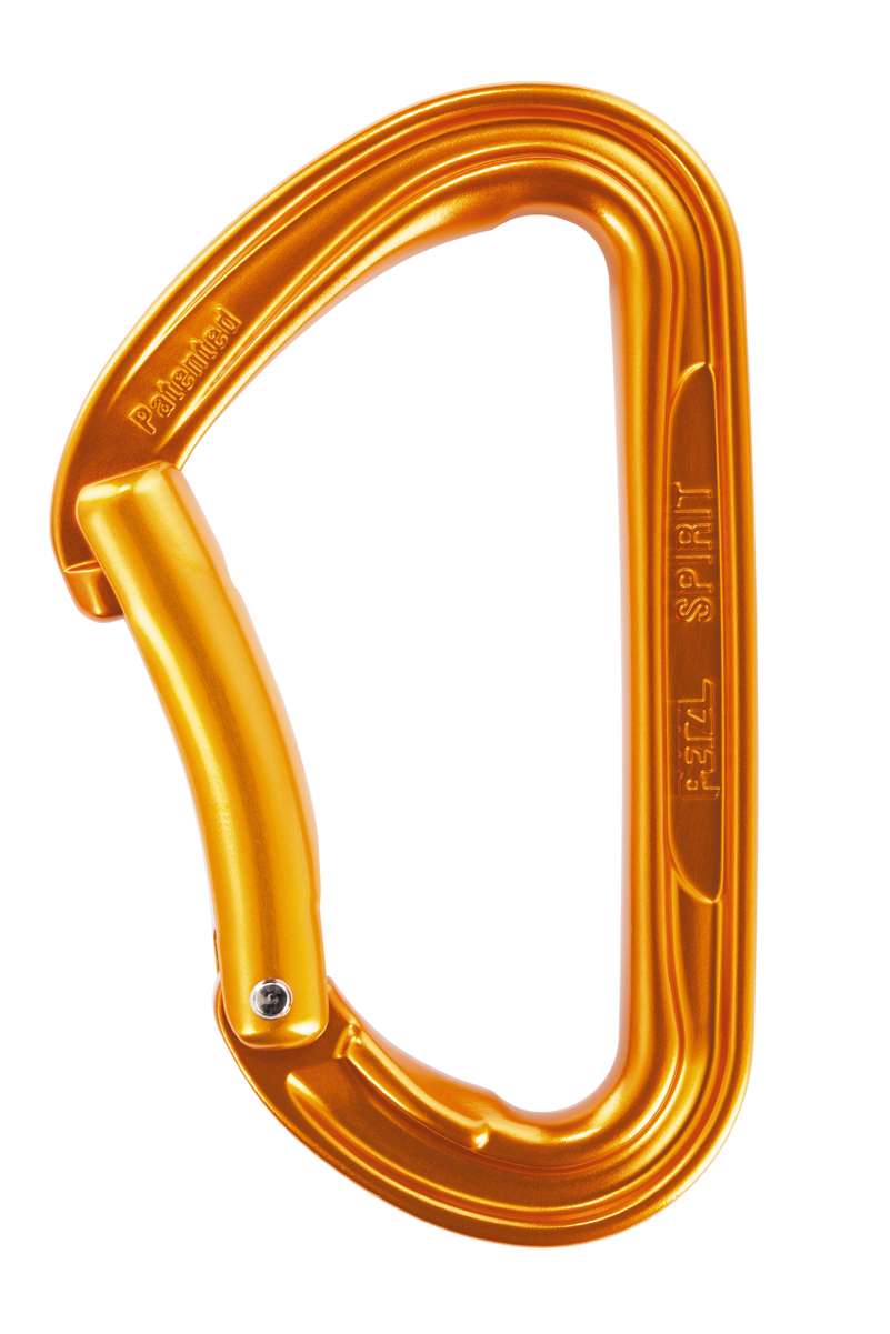 Petzl Spirit Bent Gate Carabiner - Petzl Spirit Bent Gate Carabiner One Size (1200x1200), Png Download