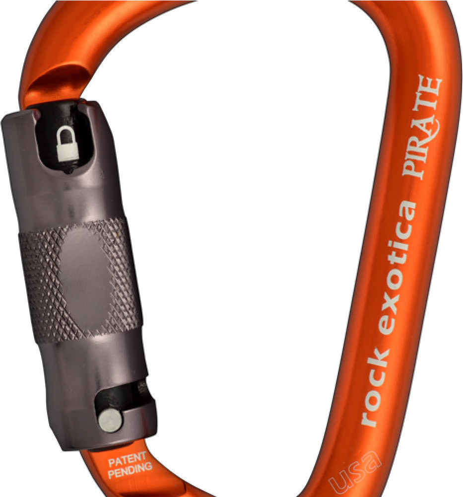 Rock Exotica Pirate Auto Locking Carabiner - Rock Exotica Pirate Auto-lock Carabiner (1000x1000), Png Download