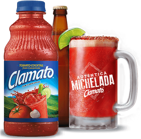 Clamato Tomato Cocktail Juice 946ml - Clamato Original Tomato Cocktail, 32 Fl Oz Bottle (489x489), Png Download