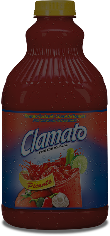 Clamato Picante - Clamato Picante Tomato Cocktail, 32 Fl Oz Bottle (388x810), Png Download