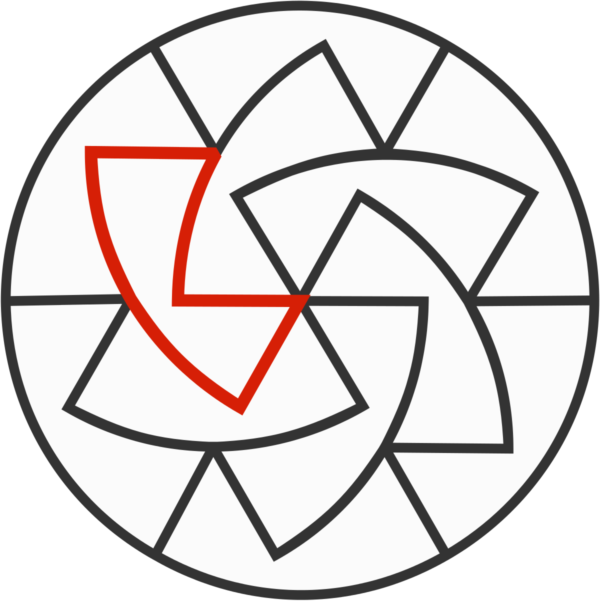 Excel In Math And Science - Circle 36 Divisions (1200x1202), Png Download