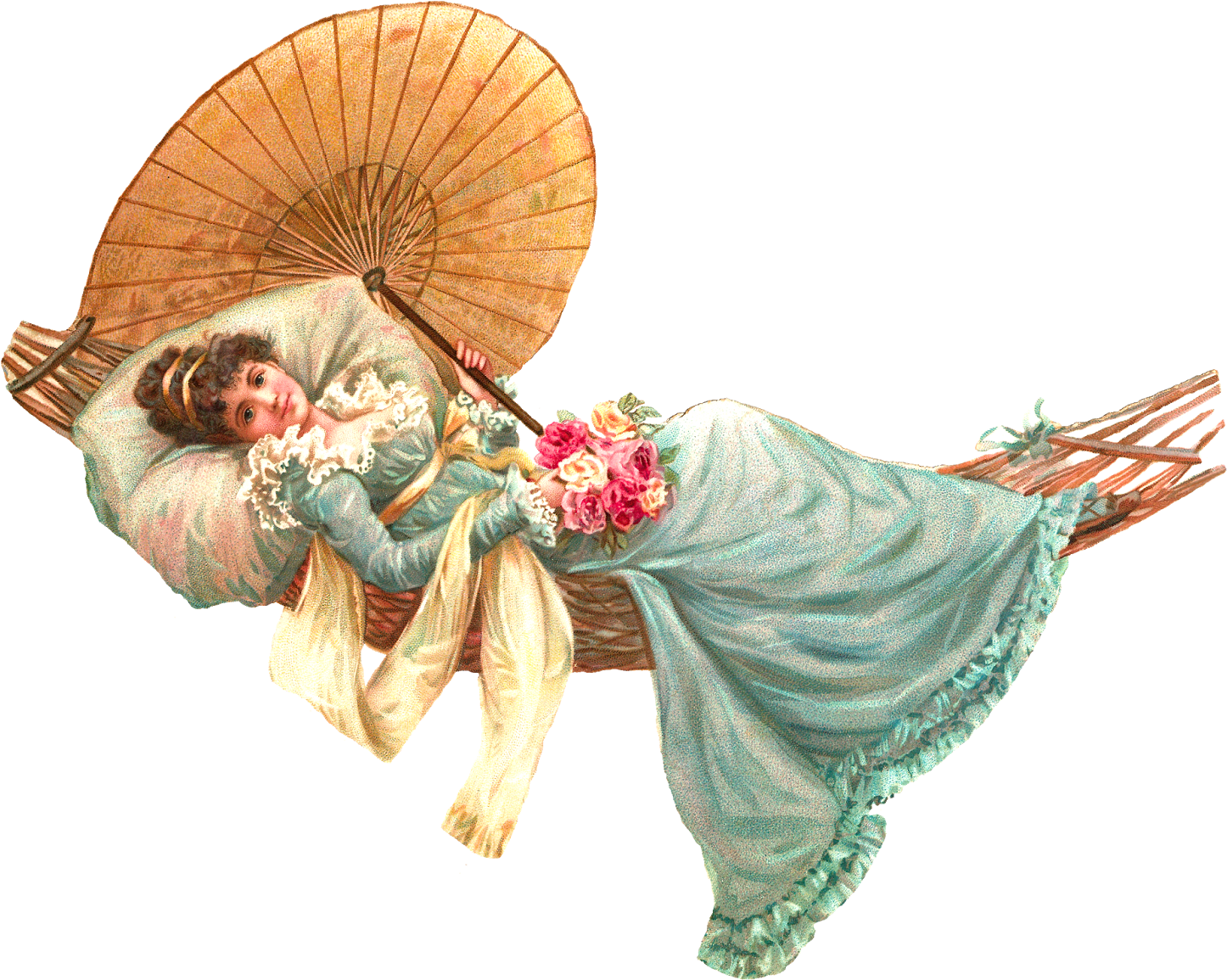 Vintage Woman Cliparts - Victorian Lady Clip Art (1600x1282), Png Download