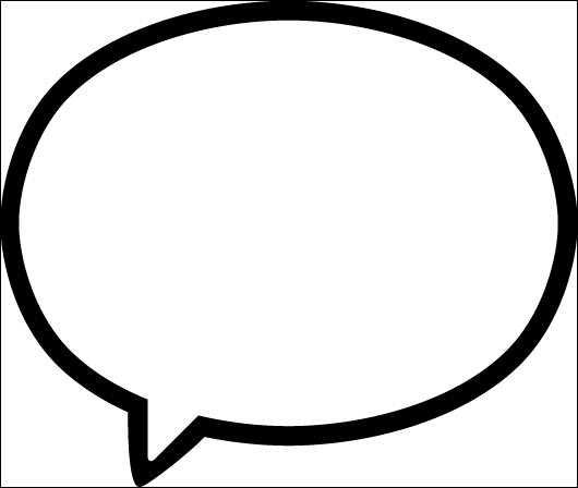 ◇cute Speech Bubble - One Do You Se (530x448), Png Download