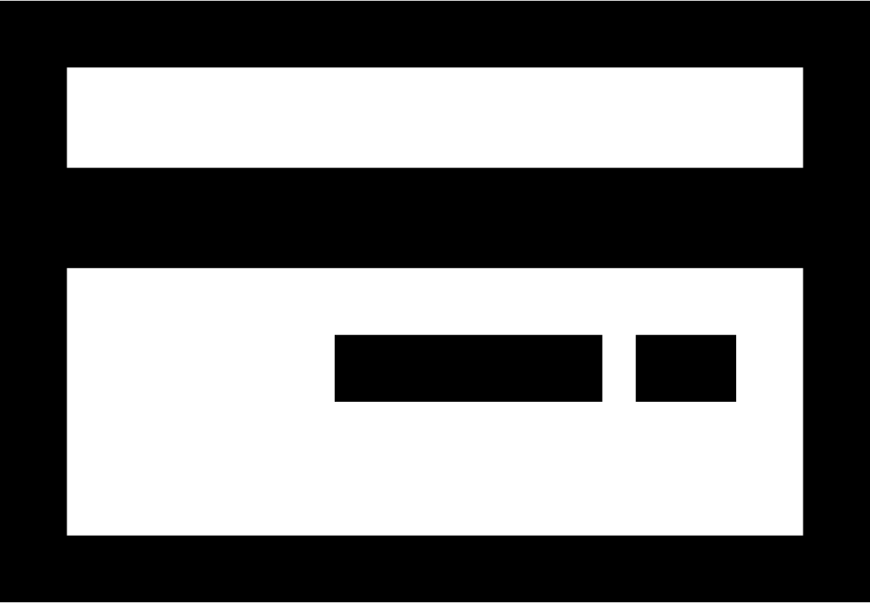 Card Credit Payment Debit Money Visa Mastercard Comments - Monochrome (980x680), Png Download