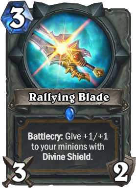 You Aim For A 1 Mana Murloc And A 2 Mana Murloc - Paladin Divine Shield Weapon (307x465), Png Download