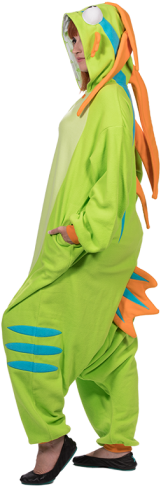 Cute But Deadly Murloc Kigurumi - Murloc Onesie Blizzard (525x525), Png Download