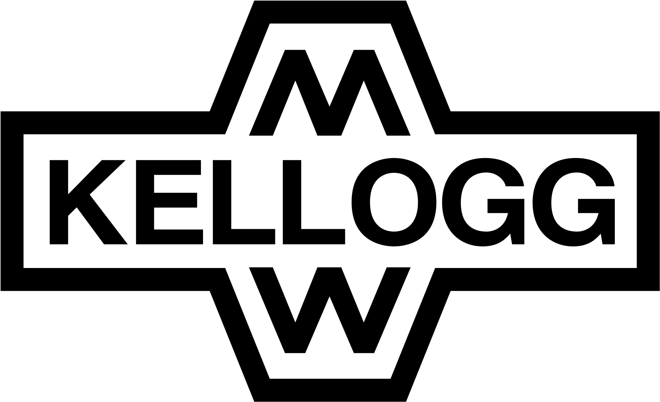 Kellogg Logo Png Transparent - Line Art (2400x2400), Png Download
