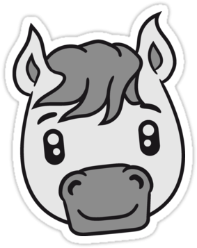 Download Unique Cartoon Horse Face Face Head Sweet Cute Sitting - Cute Horse  Cartoon Drawings PNG Image with No Background 