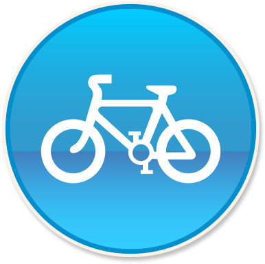 Cycling Icon - Highway Code Cycle Signs (417x417), Png Download