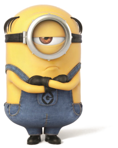 Single Minion Png Pic - Mel Minion Despicable Me 3 (557x559), Png Download