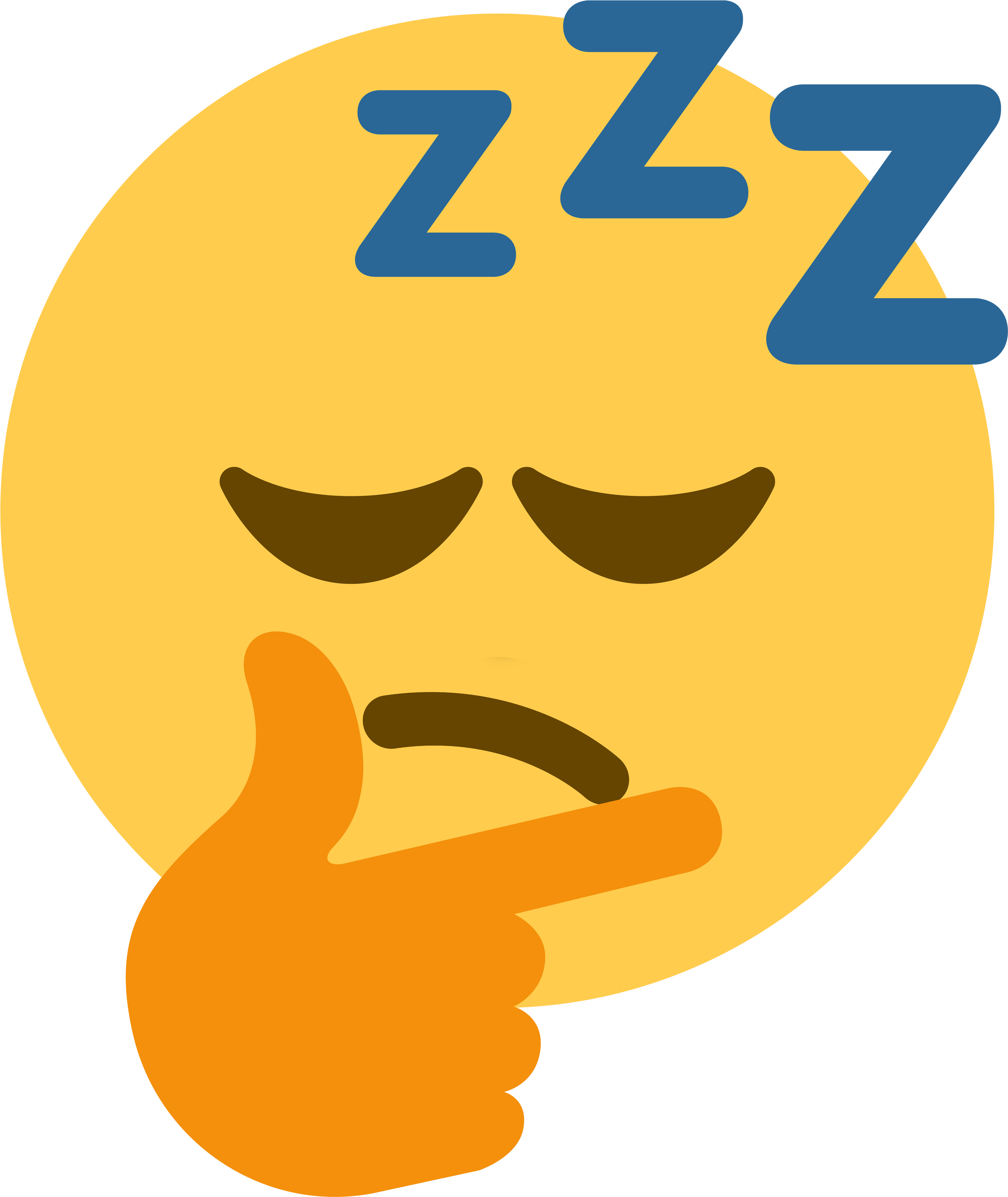Sleeping - Zzz Emoji (5500x5550), Png Download
