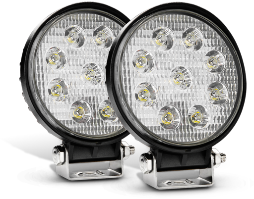 Offroad Led Work Lights - Working Lamp Round Png File (570x570), Png Download