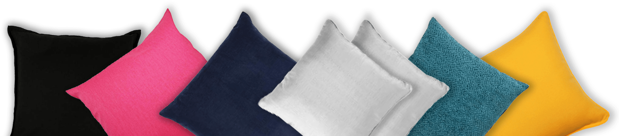 Pillows - Cushion (2000x453), Png Download