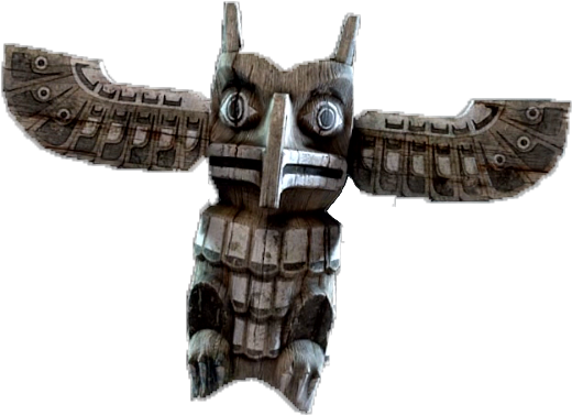 Fortunetotem - Totem Pole Until Dawn (537x399), Png Download