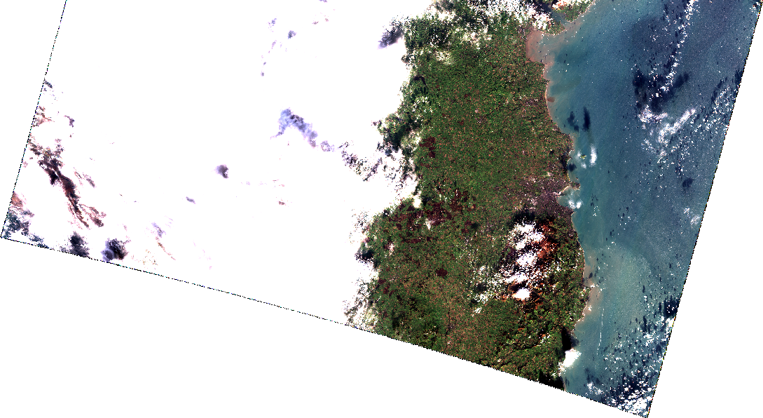 My First Experiences With Sentinel-2a Data Earth Observation - Sentinel 2 Ireland (1089x596), Png Download