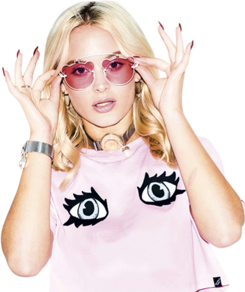 Imagem De Zara Larsson, Background, And Girl - Zara Larsson Background (500x595), Png Download