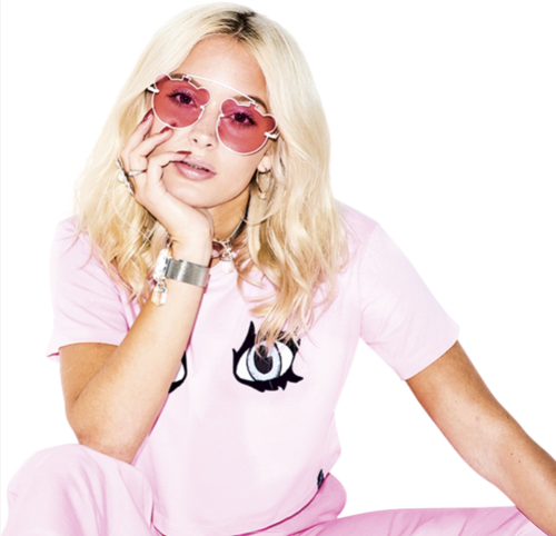 Girl And Zara Larsson Image - Zara Larsson Cute Selfies (500x482), Png Download