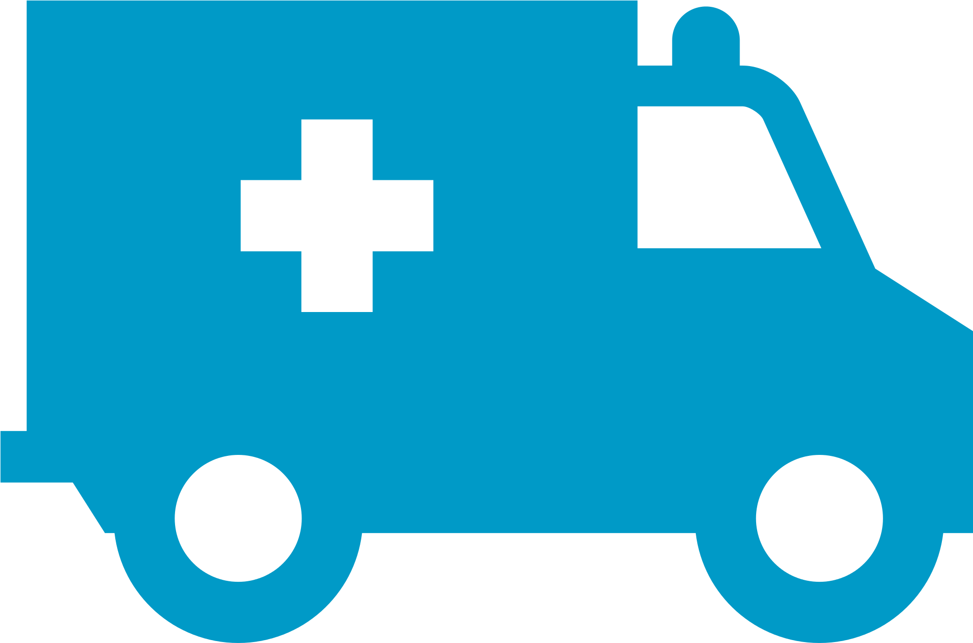 Open - Blue Ambulance Png (2000x1333), Png Download