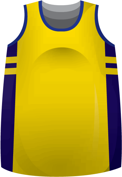 plain yellow basketball jersey
