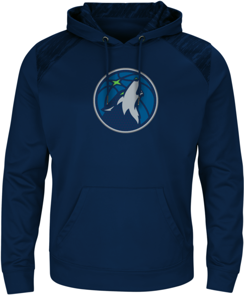 Men's Minnesota Timberwolves Majestic Armor Iii Navy - Minnesota Timberwolves 10.5" X 13" Sublimated Horizontal (600x600), Png Download