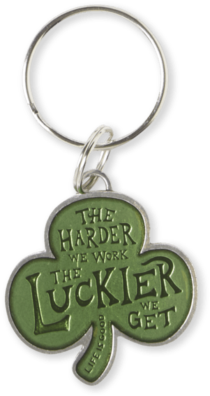 Shamrock Work Keeper Keyring - Keychain (570x570), Png Download