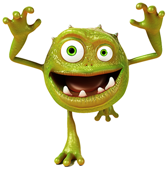 Fighting Germs - Germs And Bacteria (400x400), Png Download