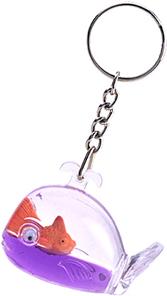 Promotion Creative 3d Whale Liquid Floating Acrylic - Keychain (800x800), Png Download
