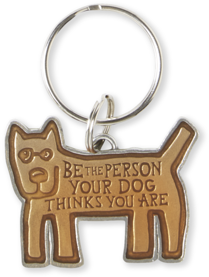 Be The Person Dog Keeper Keyring - Keychain (570x570), Png Download