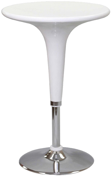 White Bombe Bar Table - Бял Бар Стол Цена (500x598), Png Download
