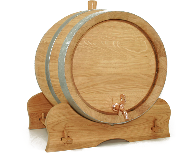 Oak Barrels - Display Barrels - Wooden Bathtub - Wine - Wine (600x600), Png Download