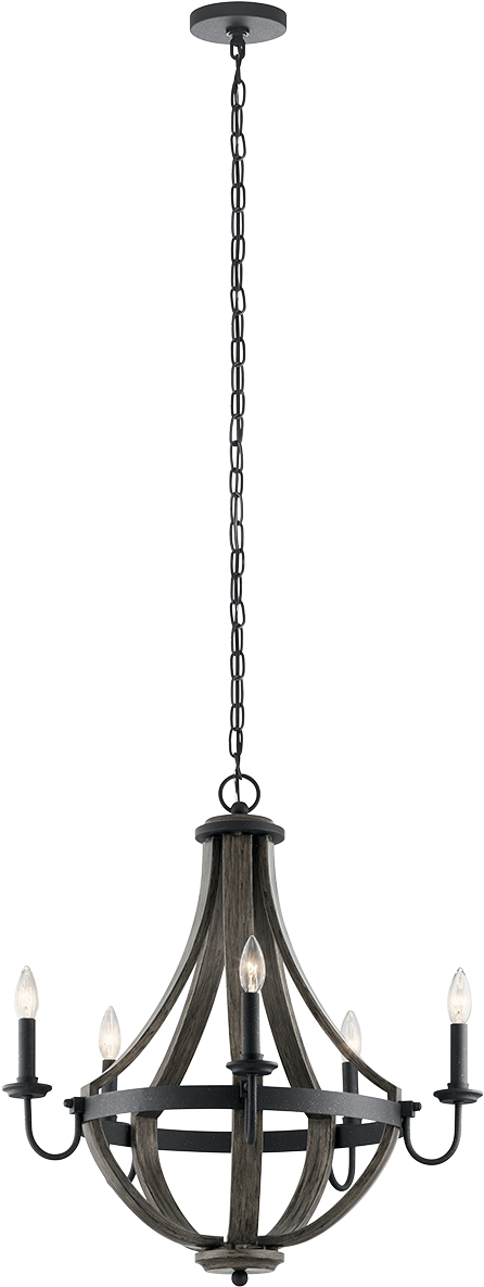 Wine Barrel Chandelier Png (1200x1200), Png Download