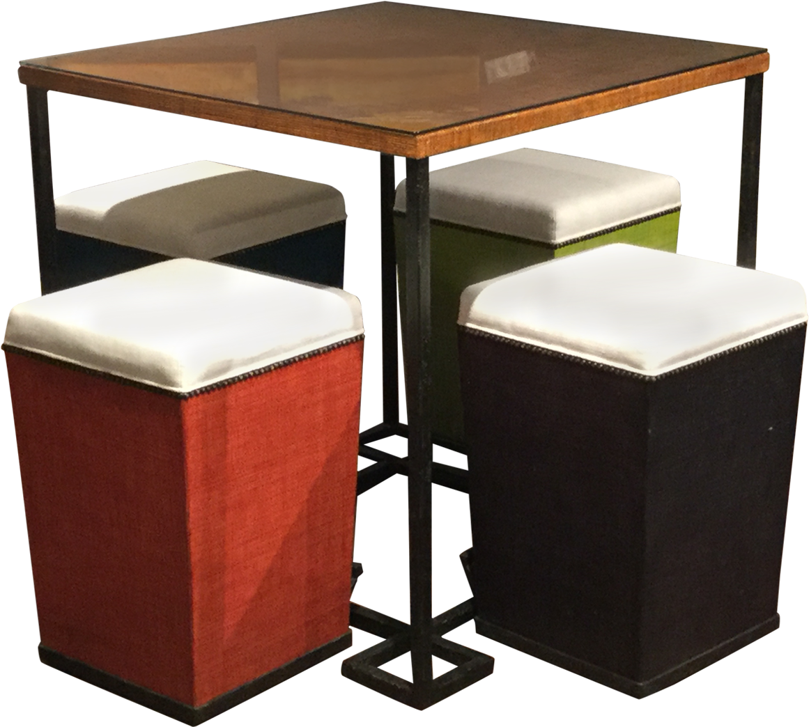 Curate Home Collection Purveyor Raffia Bar Table And - Table (1200x1200), Png Download
