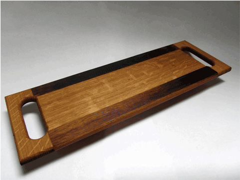 Wine Barrel Handle Tray - Plywood (480x480), Png Download