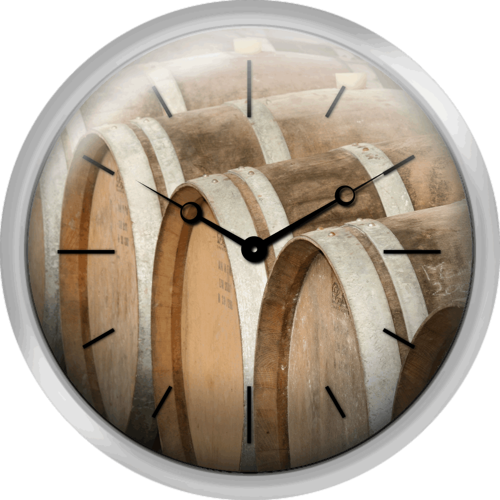 Oak Wine Barrels In Castillion La Bataille France - Plank (992x992), Png Download
