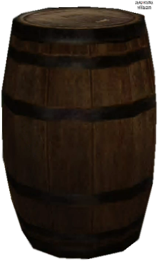 Dead Rising Wine Cask - Pottery (307x508), Png Download