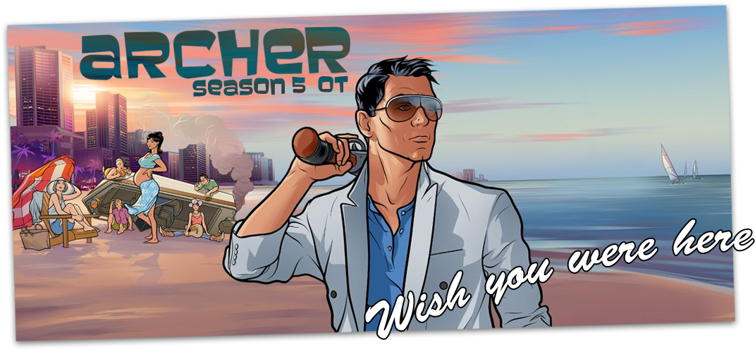 Archer - Archer/season 5/blu-ray/nr (1112x515), Png Download