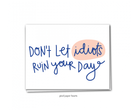 Pixel Paper Hearts - Idiot (460x490), Png Download